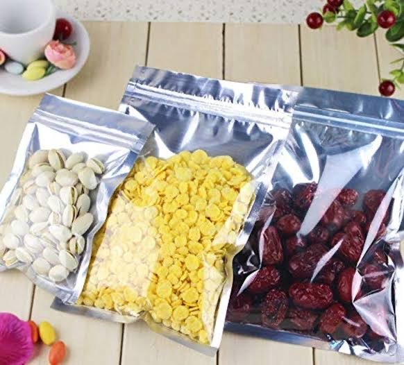 Glossy Green Mylar Resealable Food Storage Bags – 6x4 Inch, Smell-Proof & Reusable